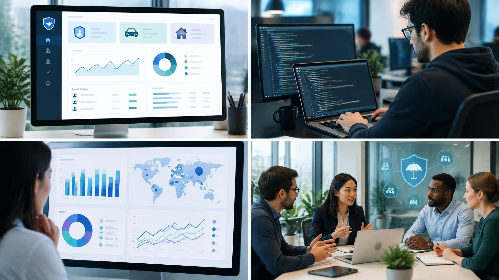 insurance software dashboard